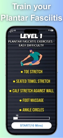 Plantar Fasciitis Exercises Screenshot 1 of 4