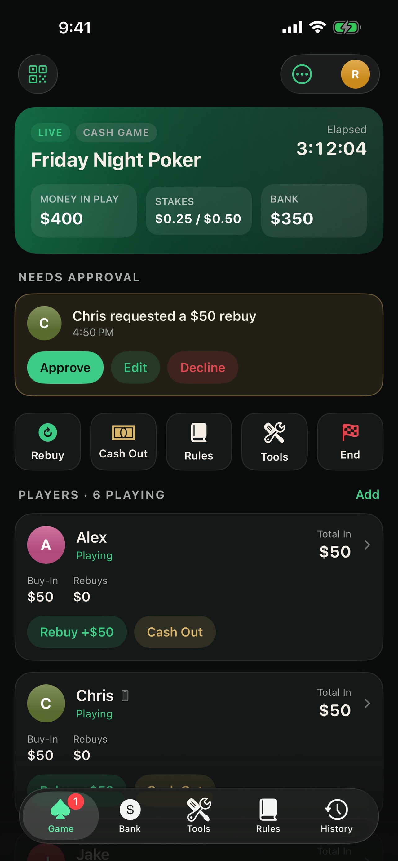Screenshot 3 of Stackd: Poker Night Host