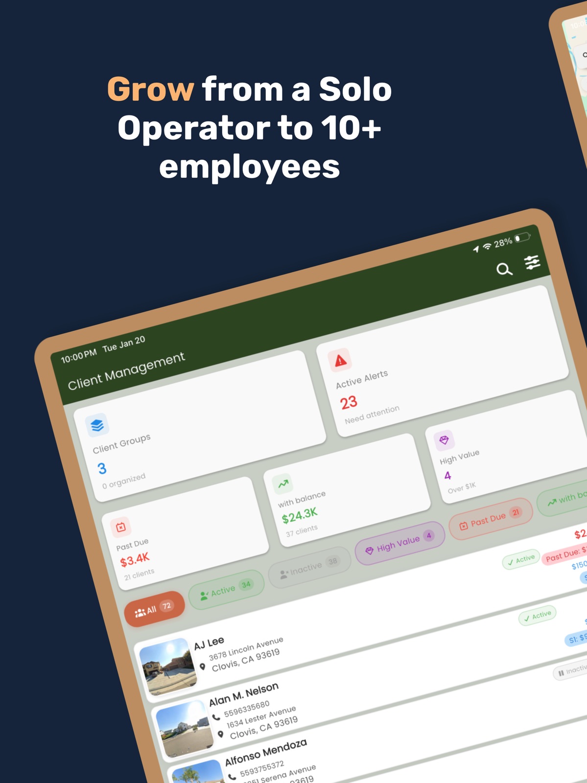 Business Manager 4 Home Pros ipad screenshot 1