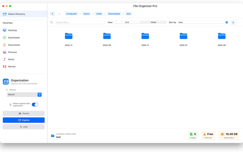 App screenshot