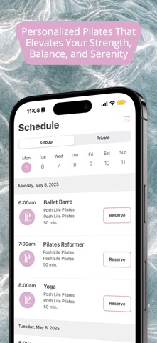 Posh Life Pilates screenshot