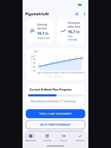 PlyoMetricAI: Vertical Jump iPad screenshot