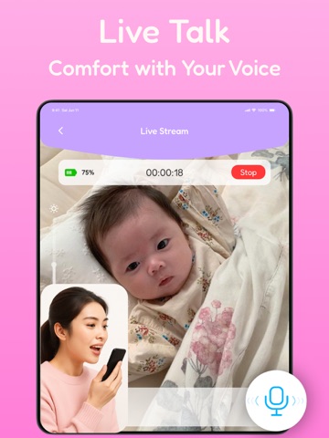 Peace Baby Monitor 3G 4G 5G iPad screenshot