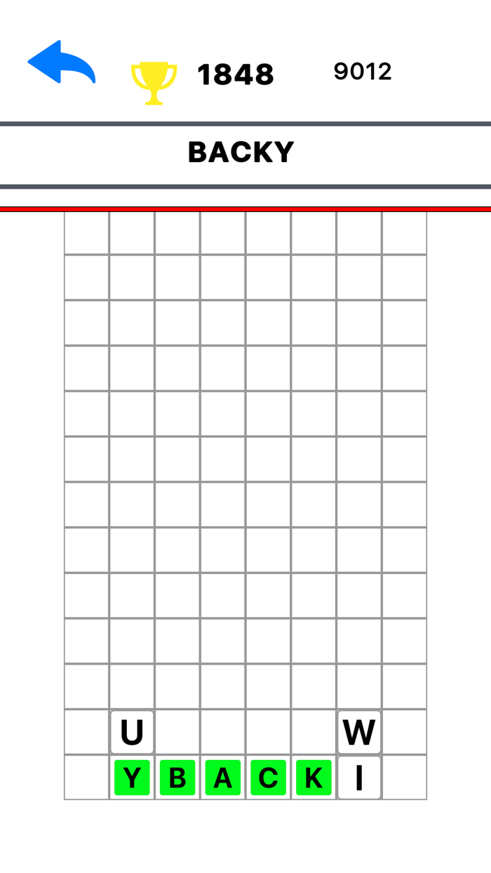 Falling Words Word Puzzle