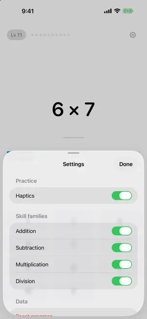 Pure Math Drills screenshot 4