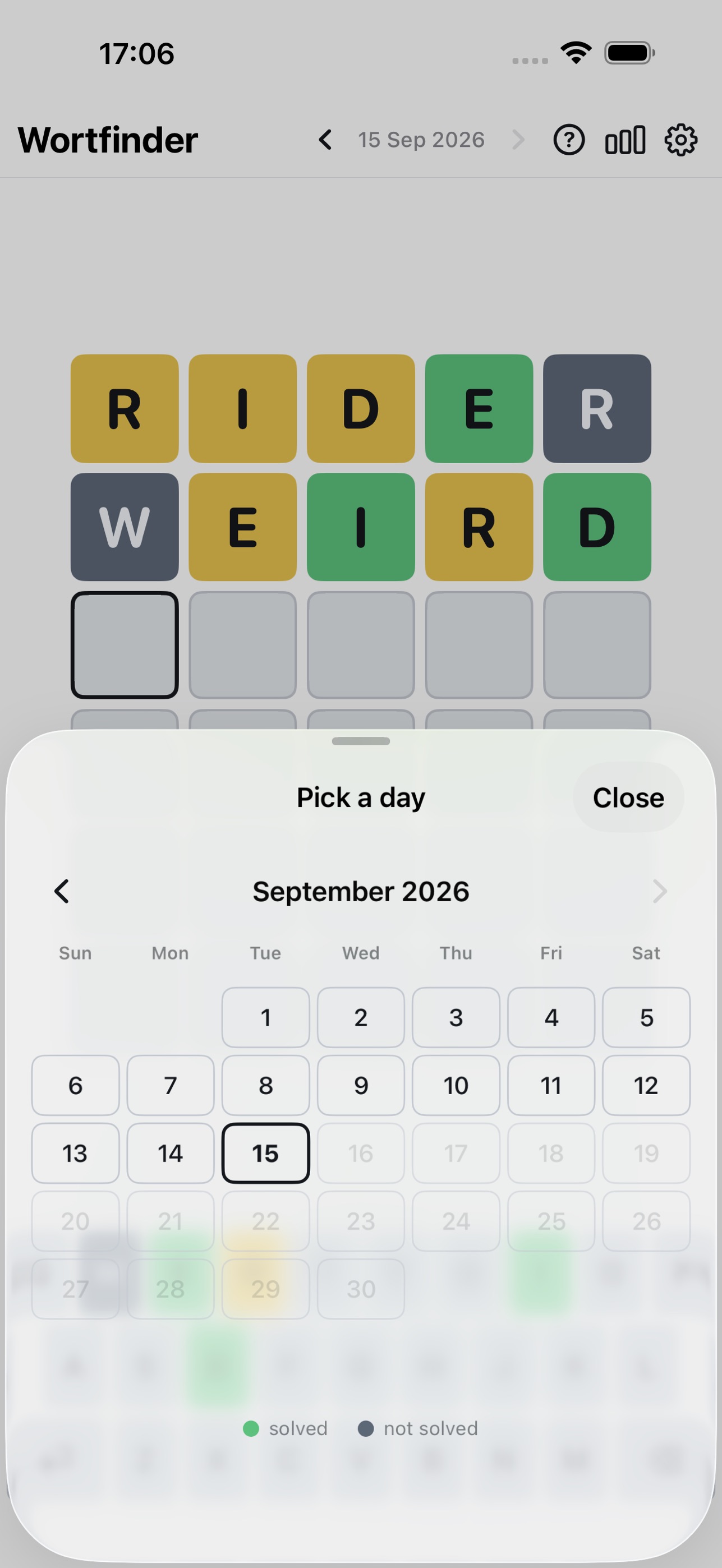 Screenshot 3 of Wortfinder: Word Puzzle