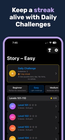 GradientXYZ - The Color Puzzle iPhone screenshot