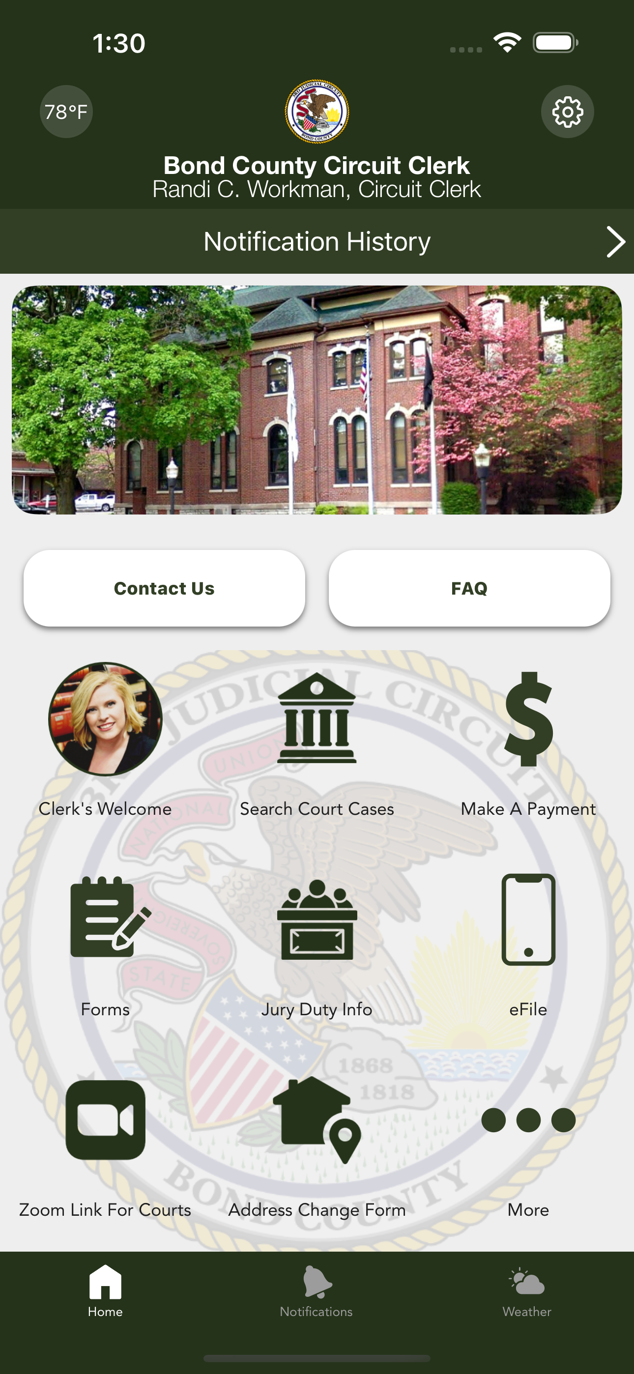 Bond County Circuit Clerk IL