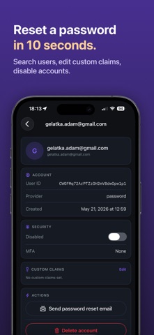 Firebase Console - Firedeck iPhone screenshot 6