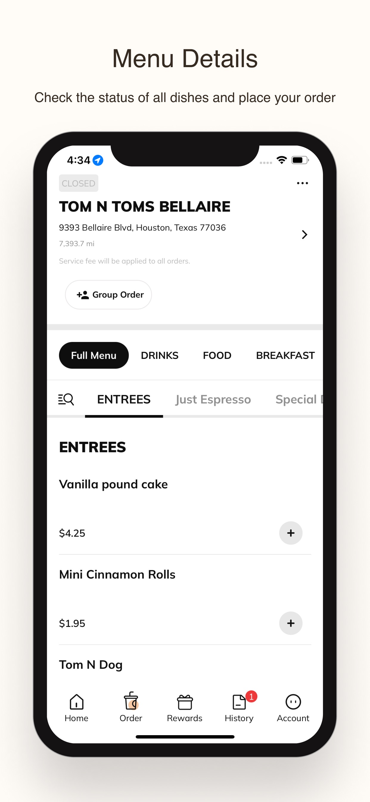 Screenshot 2 of TOM N TOMS COFFEE BELLAIRE