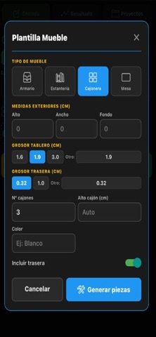 CorteTablero Screenshot 2 of 3