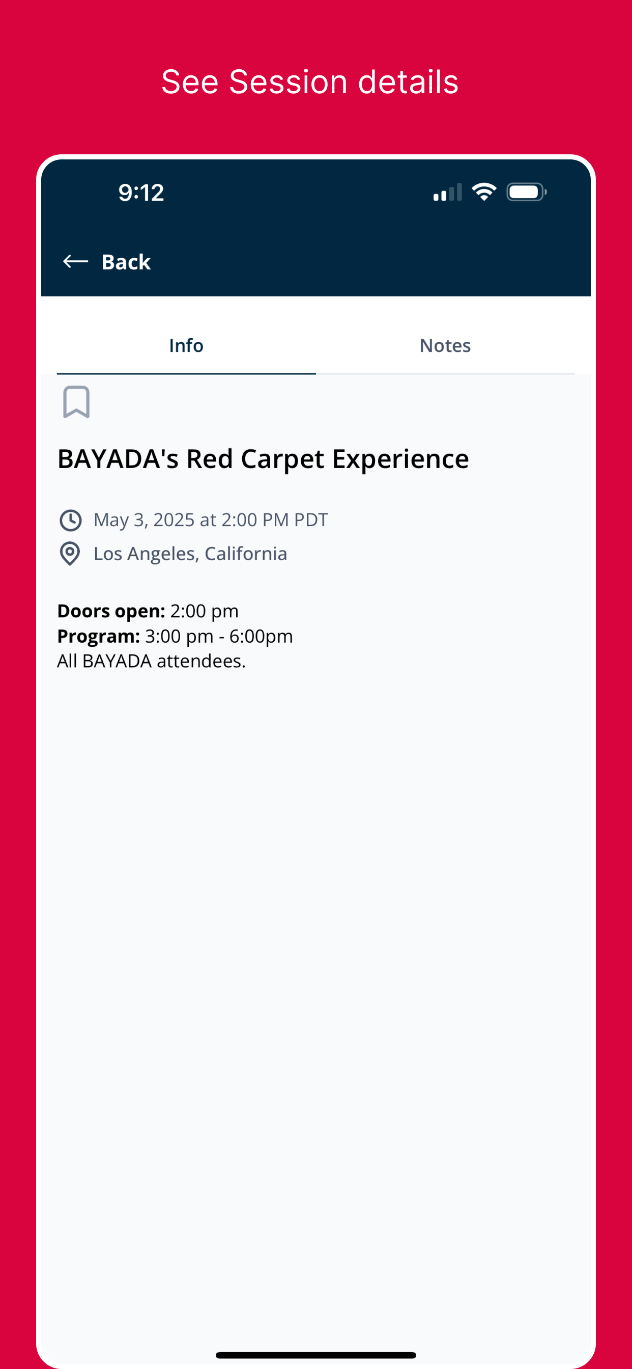 BAYADA Events screenshot 3
