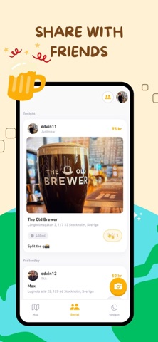 Beerly: Map of beer prices screenshot