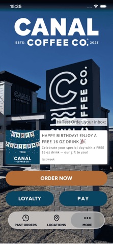 Canal Coffee Company™ iPhone screenshot