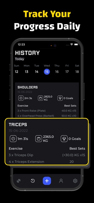 Workout Tracker And Planner Screenshot 4 of 4