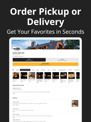 Druthers Brewing iPad screenshot