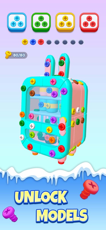 Unscrew Frenzy 3D screenshot 5