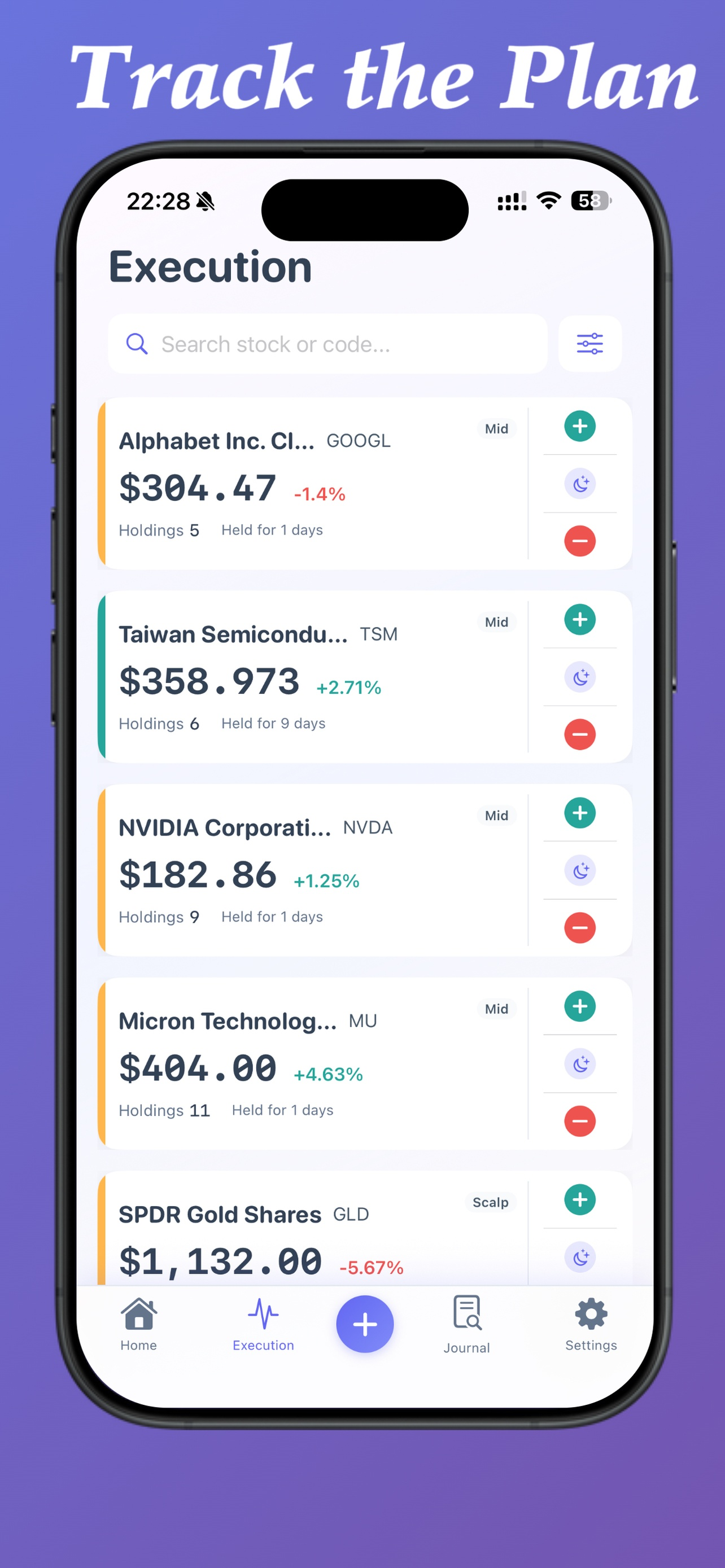 MoonLog - Trading Journal