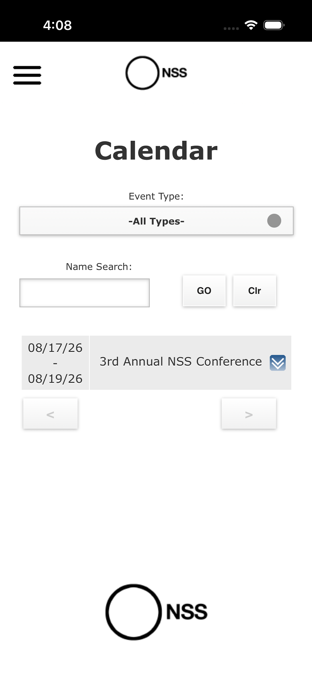 The NSS App screenshot 3