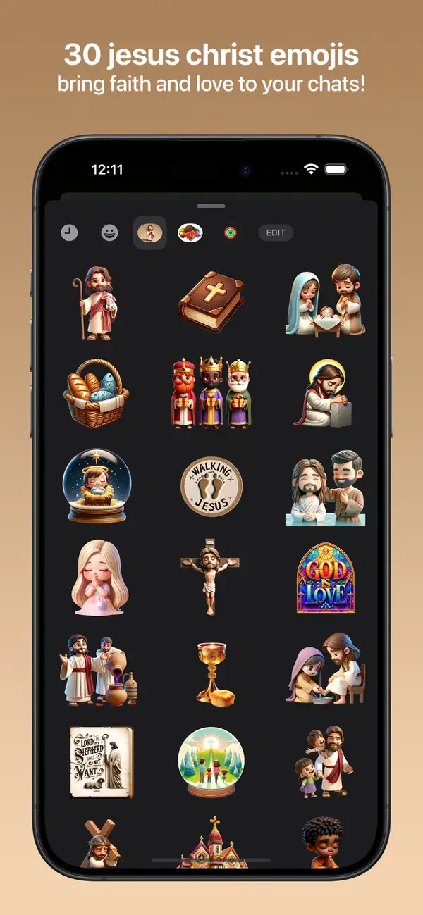 Jesus Christ Emojis Screenshot 3
