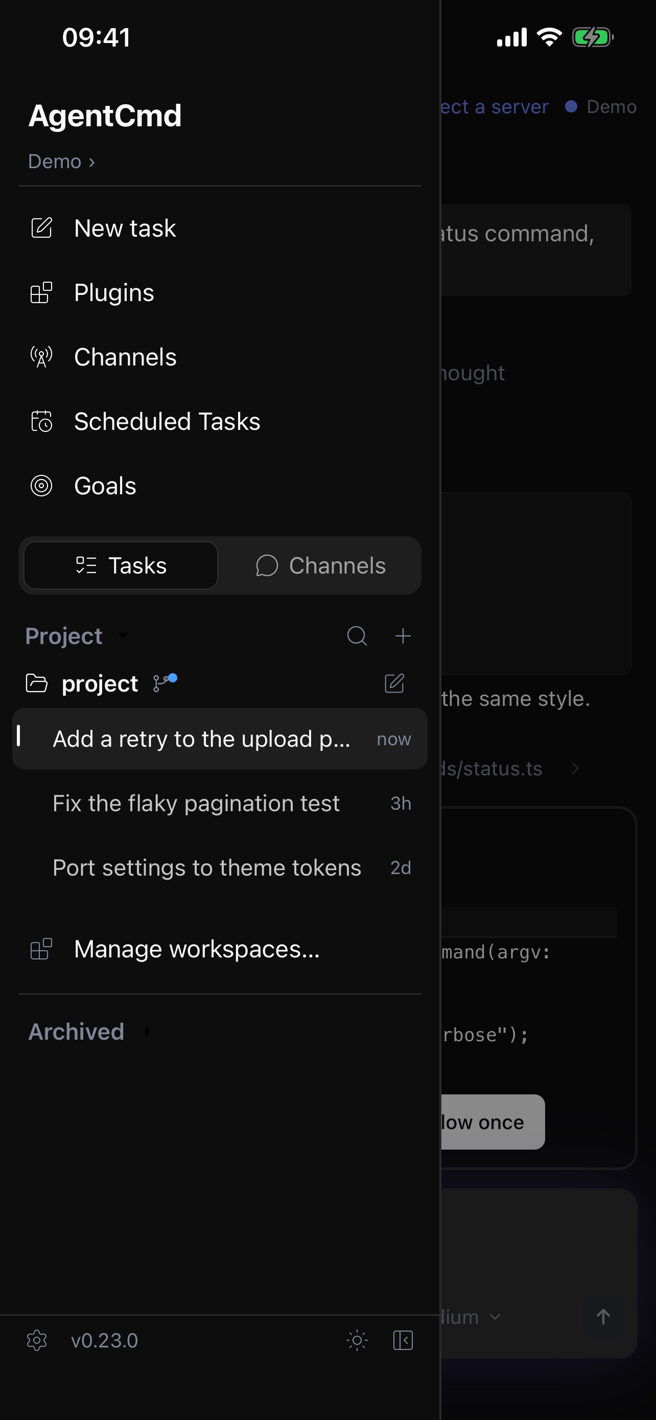 Screenshot 2 of AgentCmd
