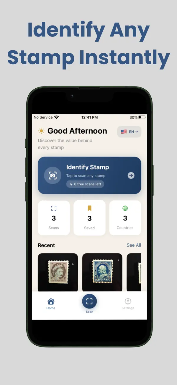 #1. Stamp Identifier - Value Scan (iOS) Göre: Chnini Ramdhane