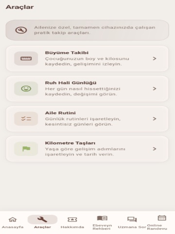 Neda Ünal Aile Rehberi iPad screenshot