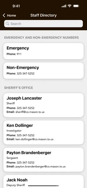 Mason County Sheriff TX screenshot 2