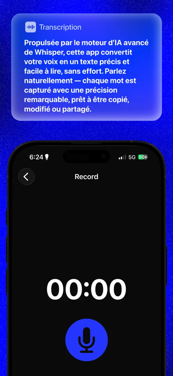 Screenshot #2 pour Parole En Texte & Dictaphone