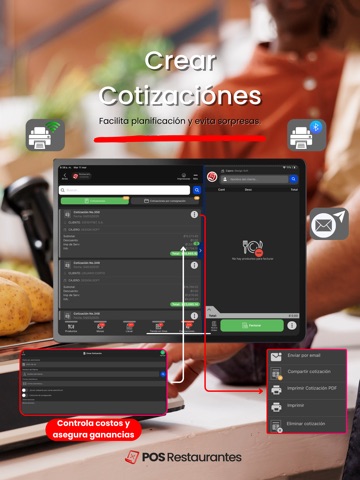 POS Restaurante iPad screenshot
