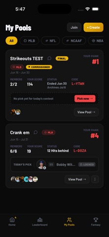 Stack Up - Fantasy Sports Screenshot 6 of 9