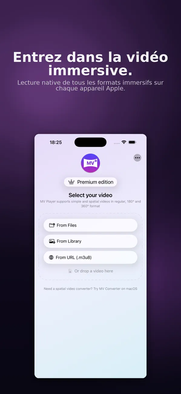 Screenshot #1 pour MVPlayer.app