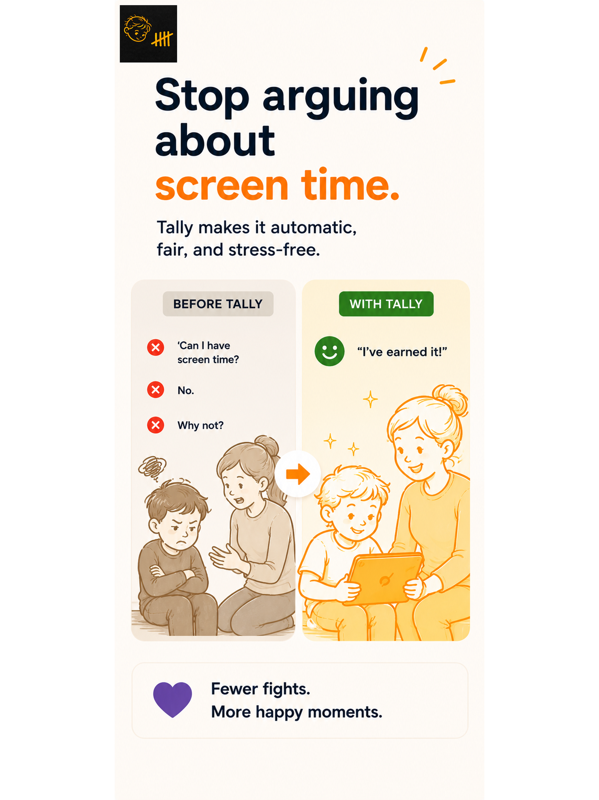 Tally - Earned Screen Time