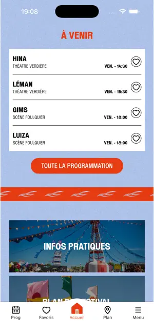 Francofolies La Rochelle iPhone screenshot 2