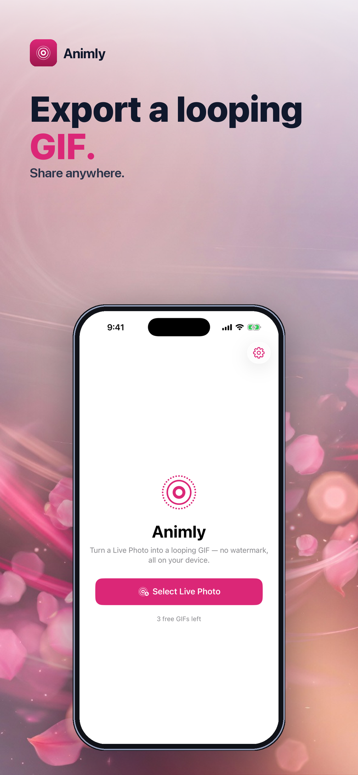 Animly: Live Photo to GIF screenshot 2
