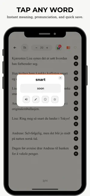 Hinbun - Language Learning iPhone screenshot 2