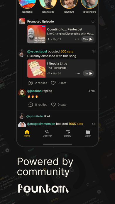 Screenshot #2 pour Fountain: Podcasts & Music