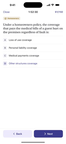 Texas Adjuster Exam Prep 2026 のスクリーンショット