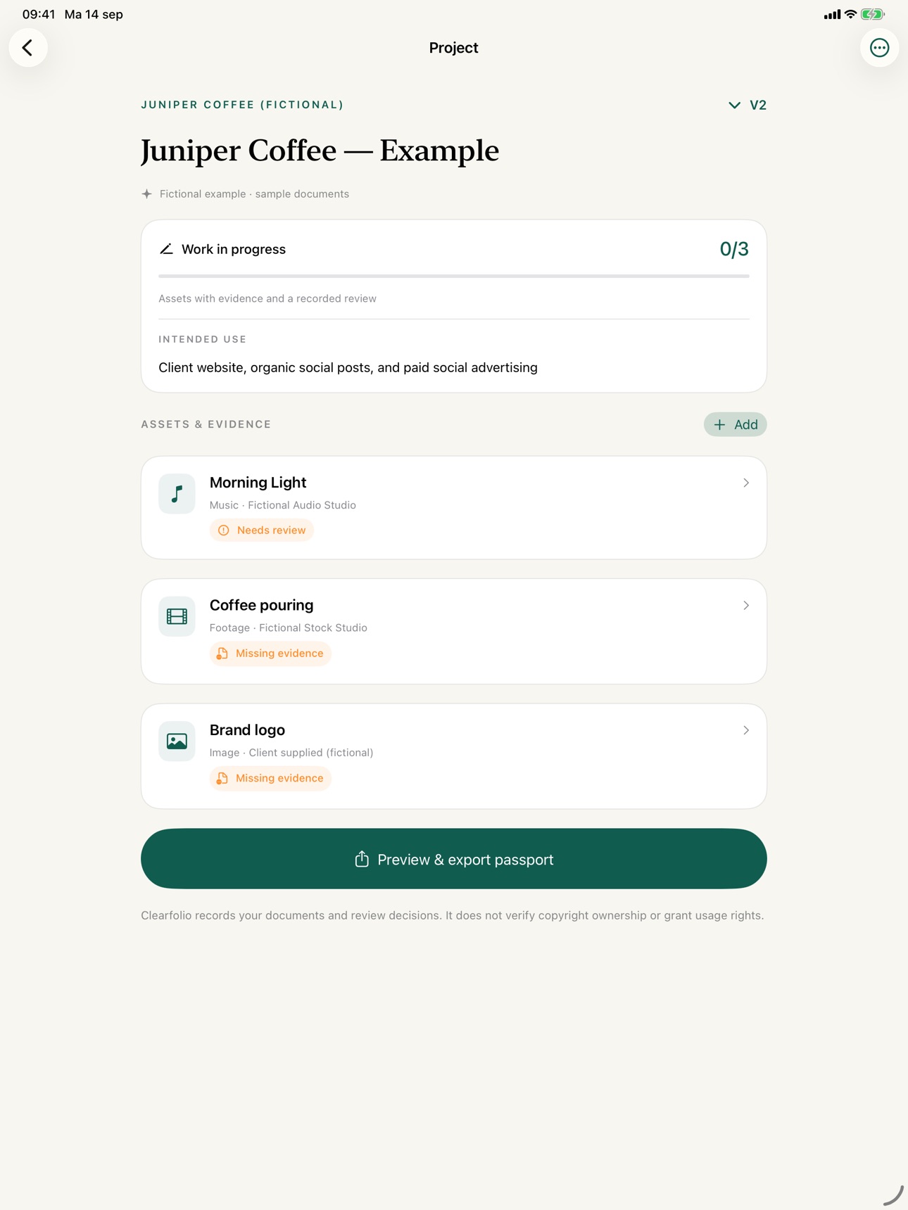 Screenshot 5 of Clearfolio