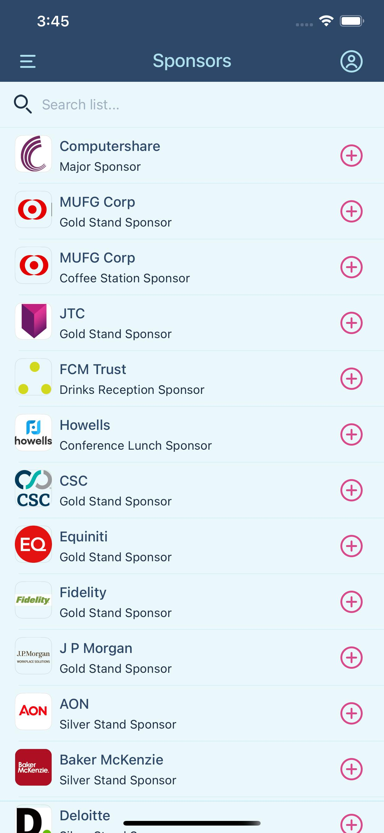 CGIUKI Conference App screenshot 3