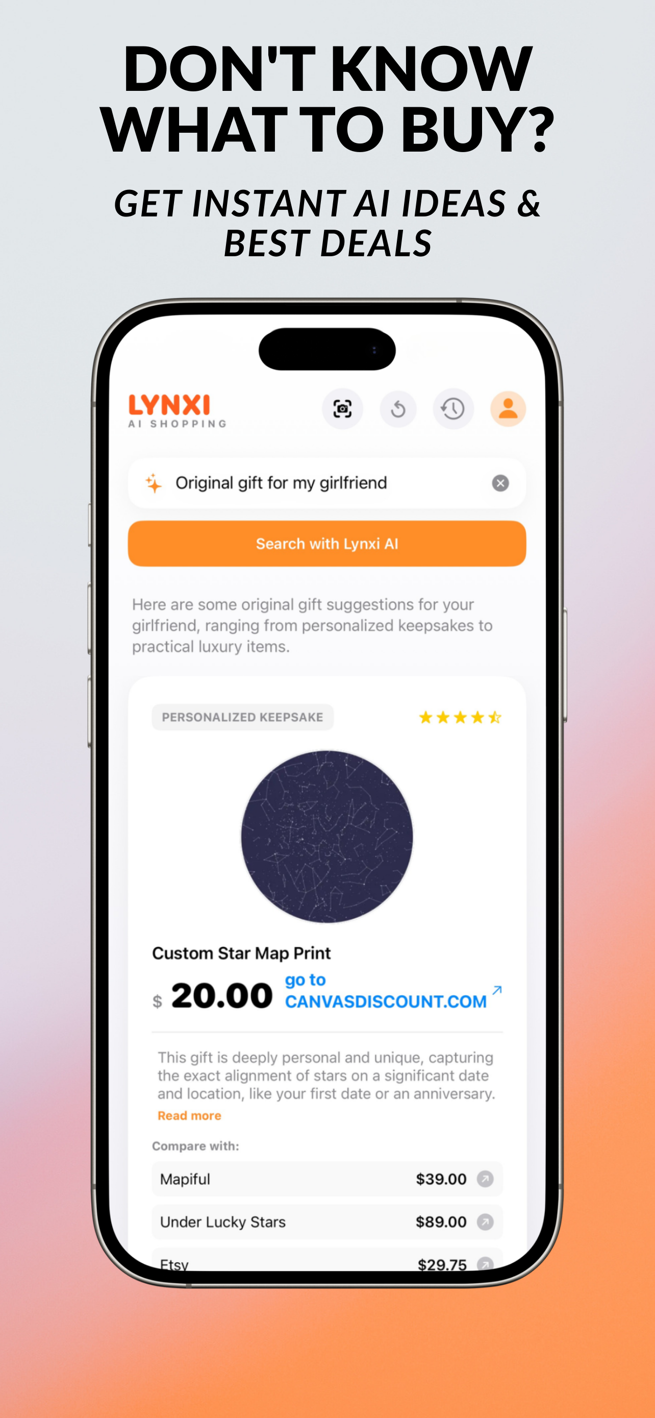Lynxi: AI Shopping Assistant screenshot 4