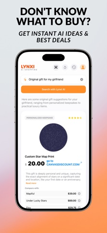 Lynxi: AI Shopping Assistant screenshot
