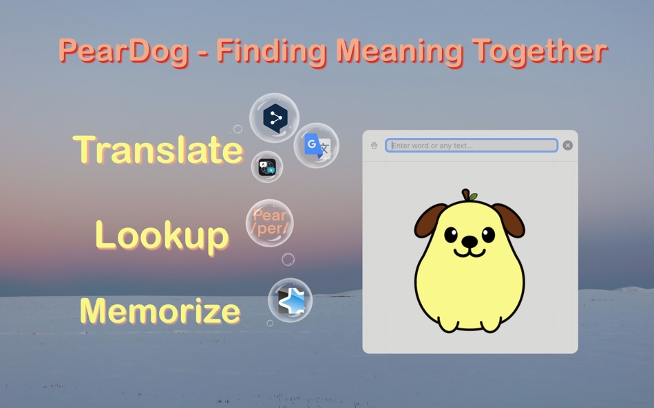 #1. PearDog — Translate & Learn (macOS) 由: 圣达 朱