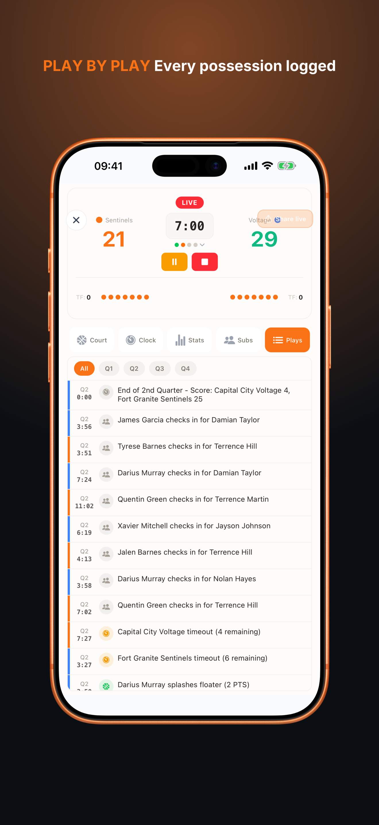 Basketball Stats App screenshot 8