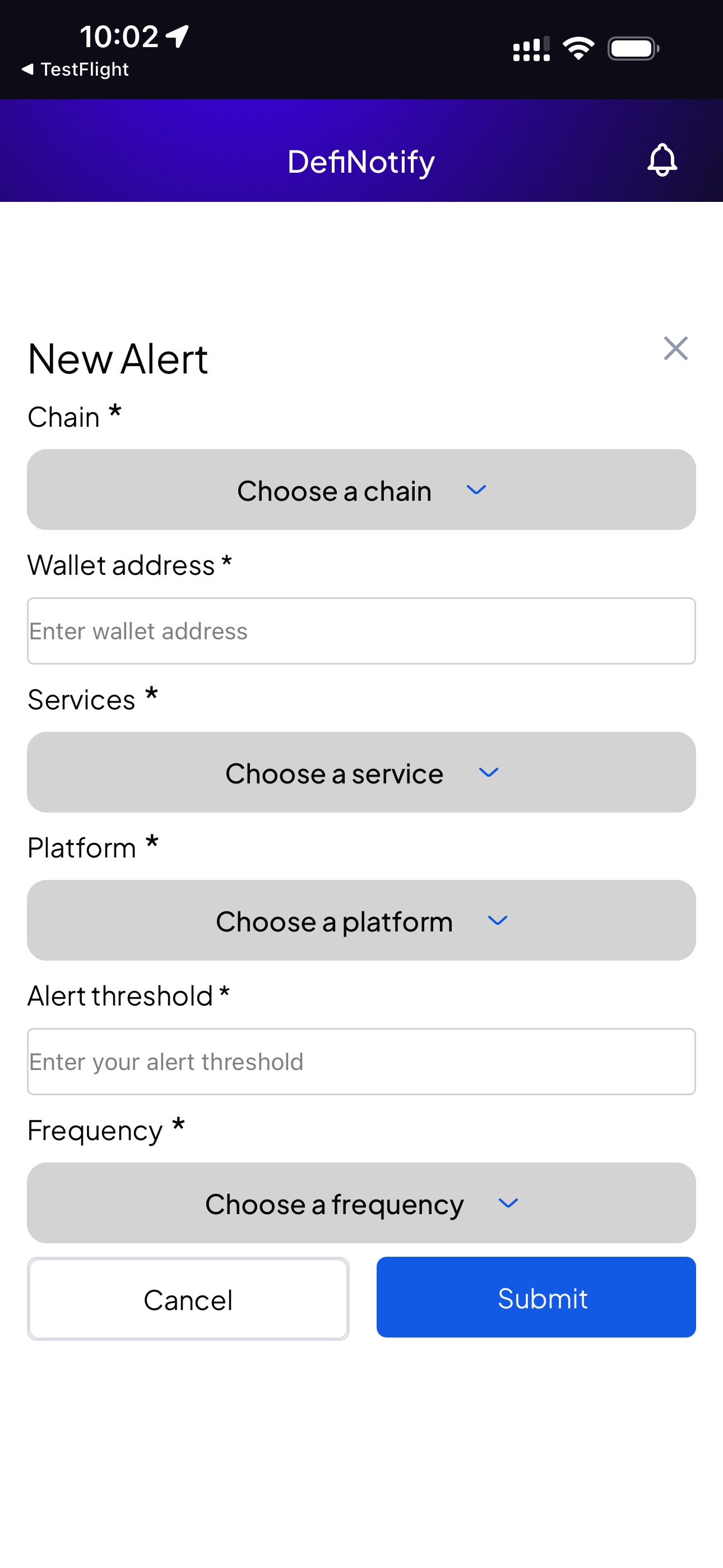 Screenshot 2 of DefiNotify: DeFi Alerts