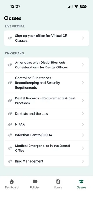 DOC4NE Dental Compliance screenshot 4