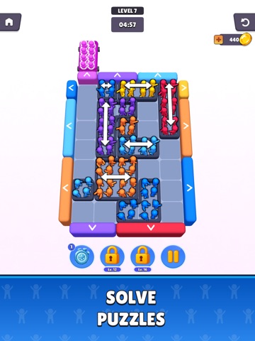 People Blob Blocks iPad screenshot