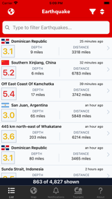 Earthquake: Alerts & Map screenshot