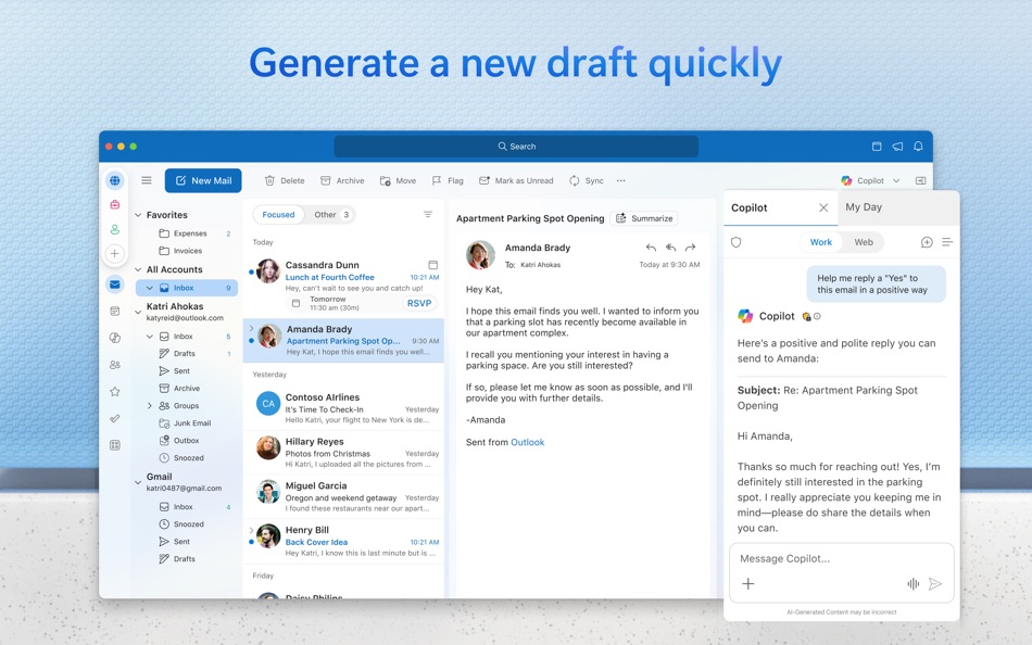 #4. Microsoft Outlook (macOS) 由: Microsoft Corporation