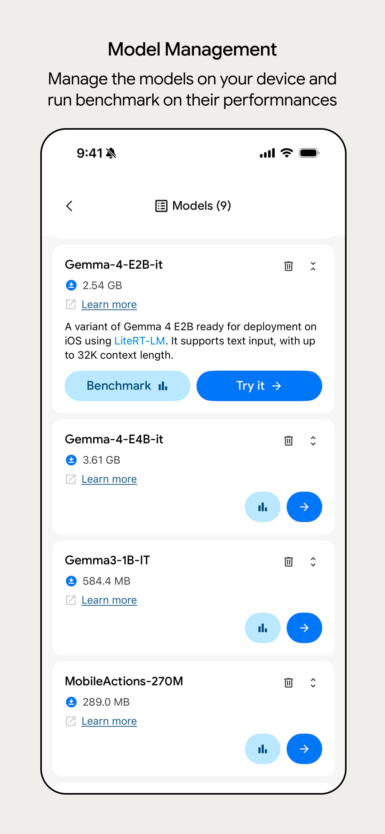 Google AI Edge Gallery 스크린샷 8